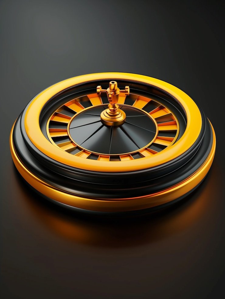 Studio live dealer dengan meja roulette dan blackjack profesional